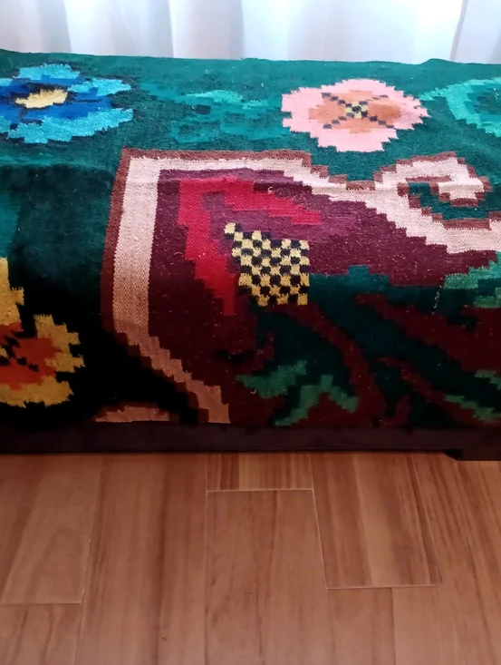 Vintage Wool Rug - Picture 1 of 4